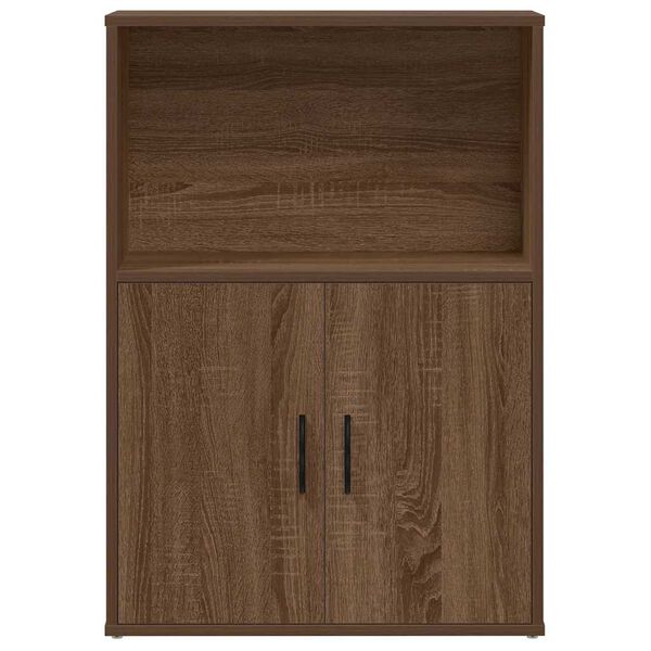 vidaXL Knihovna hněd&yacute; dub 60x24x85 cm kompozitn&iacute; dřevo