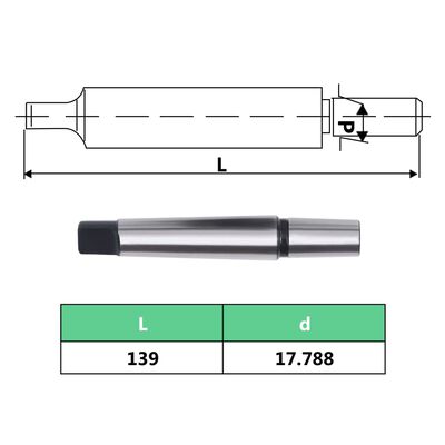 vidaXL Rychloupínací sklíčidlo MT3–B18 s rozsahem 16 mm upínací rozsah