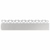 vidaXL Obrubn&iacute;ky tr&aacute;vn&iacute;ku 20 pcs Stř&iacute;brn&aacute; 103 x 0,05 x 22 cm