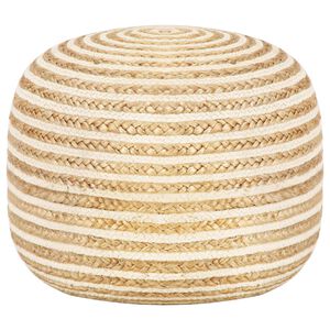 vidaXL Ručně vyroben&yacute; sedac&iacute; puf 45 x 30 cm juta