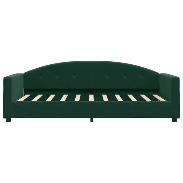 vidaXL V&aacute;lenda tmavě zelen&aacute; 80 x 200 cm samet