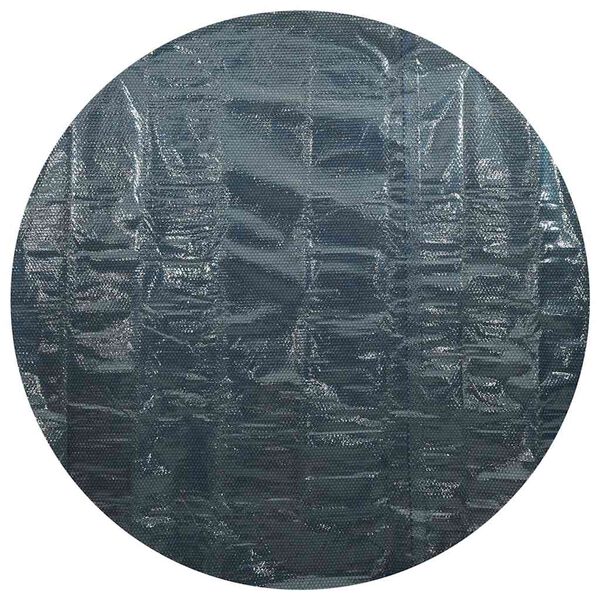 vidaXL Plovouc&iacute; PE sol&aacute;rn&iacute; plachta na baz&eacute;n 210 cm černo-modr&aacute;