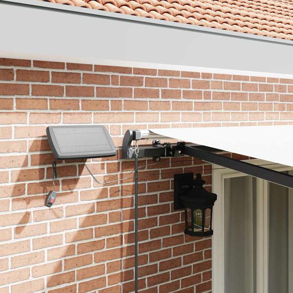 vidaXL Budsorovateln&eacute; zastře&scaron;en&iacute; B&iacute;l&aacute; 500 &times;350 cm textil