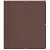 vidaXL Balkonov&aacute; z&aacute;stěna hněd&aacute; 120 x 1 000 cm 100% polyester oxford