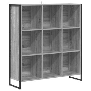 vidaXL Knihovna 99,5 x 30 x 108 cm Kompozitn&iacute; dřevo &Scaron;ed&yacute; Sonoma