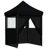 vidaXL Party Stan 200 x 200 x 306 cm Čern&aacute; Oxford l&aacute;tka