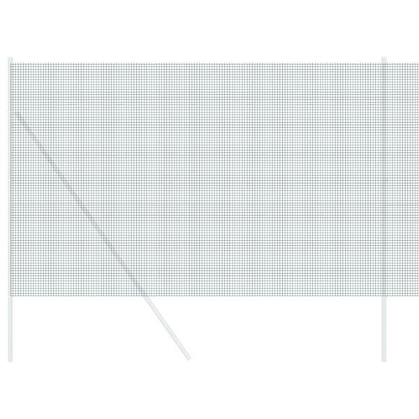 vidaXL Svařovaný drátěný plot Zelená 1.6 x 25 m Ocel