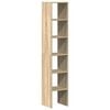 vidaXL Stohovateln&eacute; knihovny 2 ks dub sonoma 30x30x80 cm kompozit