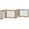 vidaXL Skl&aacute;dac&iacute; ps&iacute; br&aacute;na se stojany 4 pcs Dub artisan 401 cm