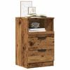 vidaXL Nočn&iacute; stolek old wood 40 x 36 x 65 cm kompozitn&iacute; dřevo