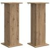 vidaXL Stojan na rostliny 2 ks Dub artisan 30,5 x 30 x 80,5 cm