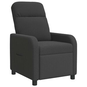 vidaXL Křeslo s funkc&iacute; ležen&iacute; Tmavě &scaron;ed&aacute; Boucl&eacute;