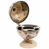 vidaXL Stoln&iacute; globus bar stojan na v&iacute;no eukalyptov&eacute; dřevo b&iacute;l&yacute;