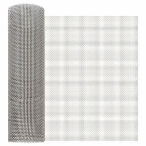 vidaXL S&iacute;ťovina 40 x 200 cm 6 Mesh Nerezov&aacute; ocel 201 Stř&iacute;brn&aacute;
