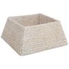 vidaXL V&aacute;nočn&iacute; obojek na stromek B&iacute;l&aacute; 60 x 60 x 28 cm Vodn&iacute; hyacint