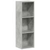 vidaXL Knihovna/TV skř&iacute;ňka betonově &scaron;ed&aacute; 36x30x114 cm kompozitn&iacute; dřevo