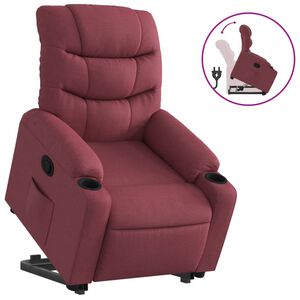 vidaXL Zvedac&iacute; polohovac&iacute; křeslo v&iacute;nov&eacute; textil