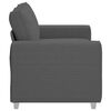 vidaXL Loveseat Sofa tmavě &scaron;ed&eacute; 160x77x82 cm man&scaron;estrov&aacute; tkanina