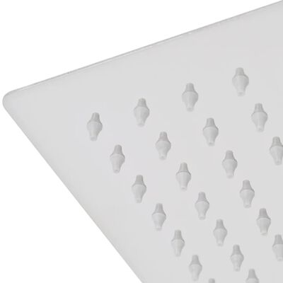 vidaXL Dešťové sprchové hlavice 2 ks 50 x 50 cm nerezová ocel