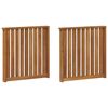 vidaXL Područky 2 pcs Hněd&aacute; 60 x 6 x 61 cm kompozitn&iacute; dřevo