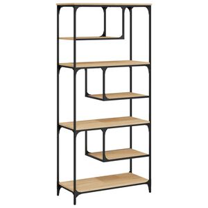 vidaXL Knihovna dub sonoma 81 x 36 x 176 cm kompozitn&iacute; dřevo