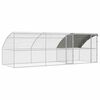 vidaXL Klec pro drůbež se 2 dv&iacute;řky 3 ks Stř&iacute;brn&aacute; 600x200x200cm