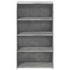 vidaXL Skř&iacute;ň highboard betonově &scaron;ed&aacute; 70 x 41 x 124 cm kompozitn&iacute; dřevo
