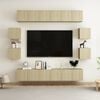 vidaXL 10d&iacute;ln&yacute; set TV skř&iacute;něk dub sonoma kompozitn&iacute; dřevo