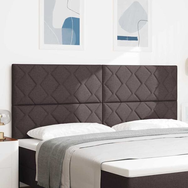 vidaXL Čelo postele Světle &scaron;ed&aacute; 200 cm textil