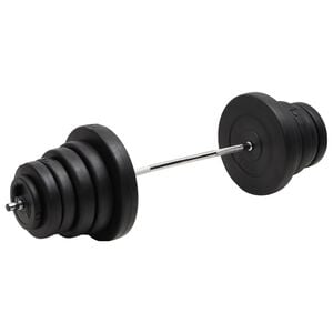 vidaXL Obouručn&iacute; činka se z&aacute;važ&iacute;m 90 kg