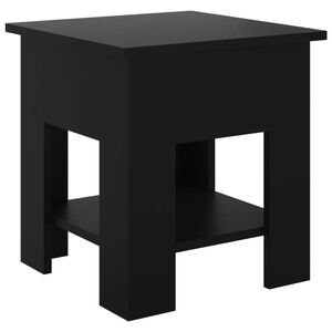 vidaXL Konferenčn&iacute; stolek čern&yacute; 40 x 40 x 42 cm kompozitn&iacute; dřevo