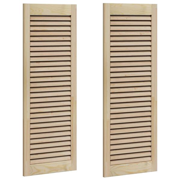 vidaXL Skř&iacute;ňov&eacute; dveře se dveřmi 2 pcs Př&iacute;rodn&iacute; 110 x 2,1 x 39,5 cm