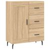 vidaXL Skř&iacute;ň highboard dub sonoma 69,5 x 34 x 180 cm kompozitn&iacute; dřevo