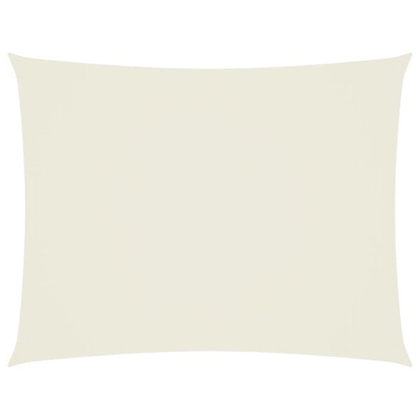vidaXL Stínící plachta oxfordská látka obdélníková 3 x 4,5 m krémová