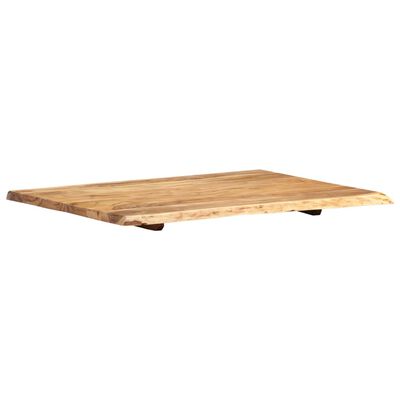 vidaXL Stolní deska masivní akáciové dřevo 80 x (50–60) x 2,5 cm