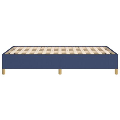 vidaXL Rám postele modrá 120x200 cm textil