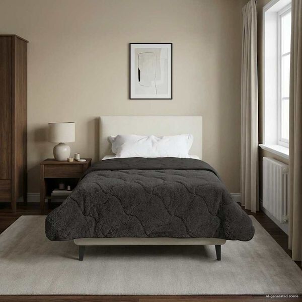 vidaXL Celoročn&iacute; přikr&yacute;vka &Scaron;něrov&aacute;n Antracit 155 x 200 cm