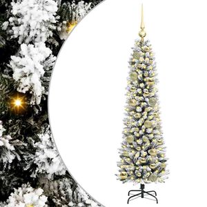vidaXL Uměl&yacute; v&aacute;nočn&iacute; stromeček B&iacute;l&aacute; 120 cm PVC, kov a plast