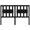vidaXL Čelo postele čern&eacute; 125,5 x 4 x 100 cm masivn&iacute; borovice