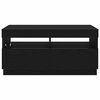 vidaXL Televizn&iacute; skř&iacute;ň Čern&yacute; dub 80 x 35 x 40 cm kompozitn&iacute; dřevo