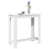 vidaXL Barov&yacute; stůl b&iacute;l&yacute; 102 x 50 x 103,5 cm kompozitn&iacute; dřevo