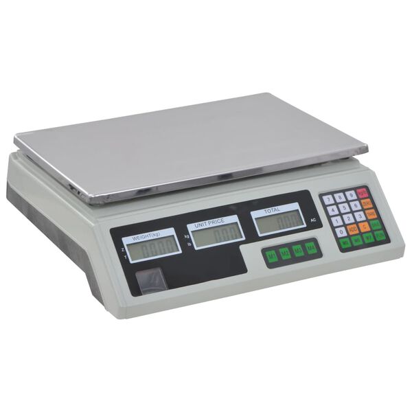 vidaXL Digit&aacute;ln&iacute; v&aacute;ha 30 kg s dob&iacute;jec&iacute; bateri&iacute;