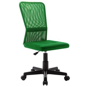 vidaXL Kancel&aacute;řsk&aacute; židle zelen&aacute; 44 x 52 x 100 cm s&iacute;ťovina textil