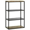 vidaXL knihovna 70 x 35 x 110 cm Masivn&iacute; magnovn&iacute;kov&eacute; dřevo
