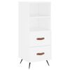 vidaXL Skříň highboard bílá 34,5 x 34 x 180 cm kompozitní dřevo