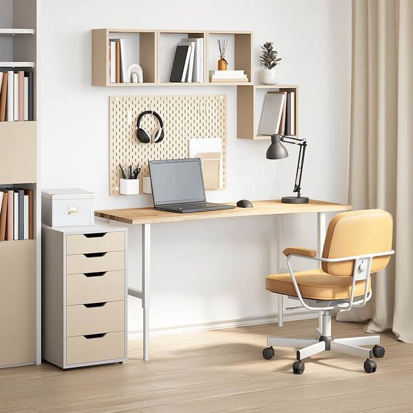 vidaXL Stoln&iacute; deska neo&scaron;etřen&eacute; 140x50x2,5 cm dub obd&eacute;ln&iacute;kov&yacute;