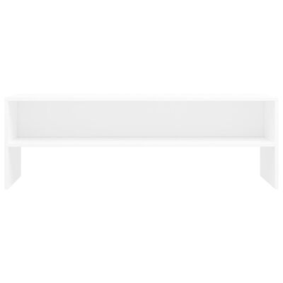 vidaXL TV stolek bílý 120 x 40 x 40 cm dřevotříska