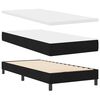 vidaXL Postel boxspring s matrac&iacute; s matrac&iacute; s čelo Čern&aacute; 90 x 200 cm