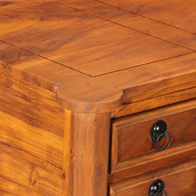 vidaXL Psací stůl se zásuvkami 110 x 50 x 76 cm masivní akáciové dřevo