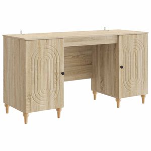 vidaXL Stůl Sonoma 142,5 x 50 x 75 cm Kompozitn&iacute; dřevo